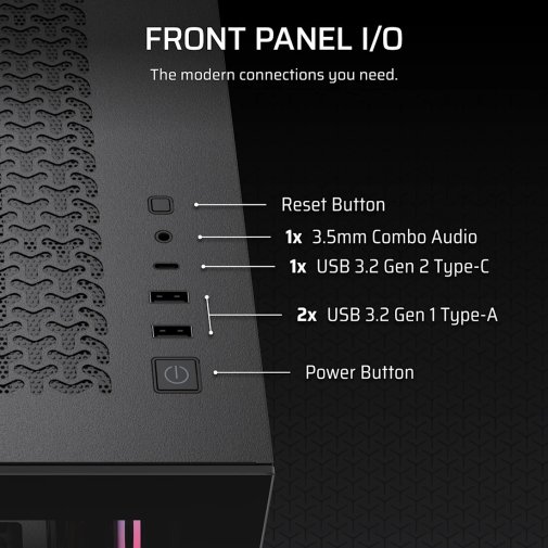 Корпус Corsair 3500X RSR ARGB Black with window (CC-9011322-WW)