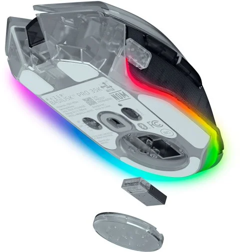 Фото: Миша Razer Basilisk V3 Pro 35K Phantom White (RZ01-05240400-R3G1) № 11 | KTC