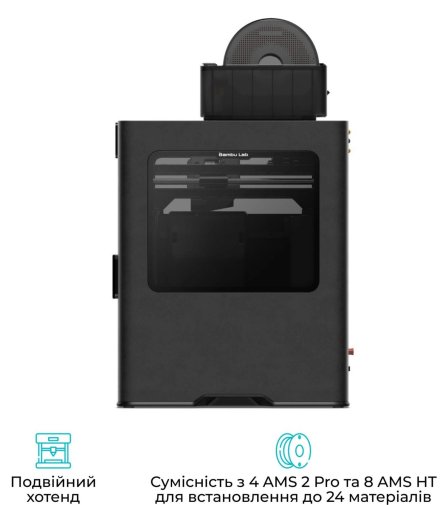 Принтер Bambu Lab H2D Pro AMS Combo (PF003-E+SA007+SA008-EU)
