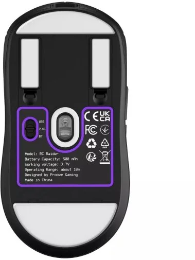 Фото: Миша Proove RC Raider 8K WL/BT/USB Black (WMRR00122001) № 19 | KTC