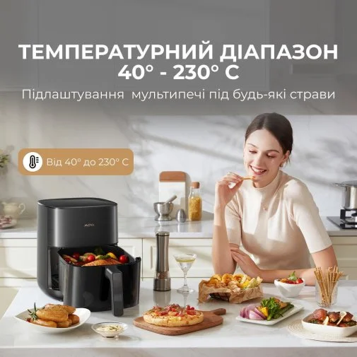 Фото: Мультипіч Mova AeroChef FD10s Pro Black (VFF12A-BL-S) № 17 | KTC