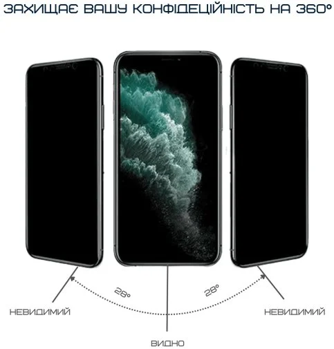 Фото: Захисне скло Anank for Apple iPhone 16 Pro Max - 2.5D 360 Privacy (2003208) № 9 | KTC
