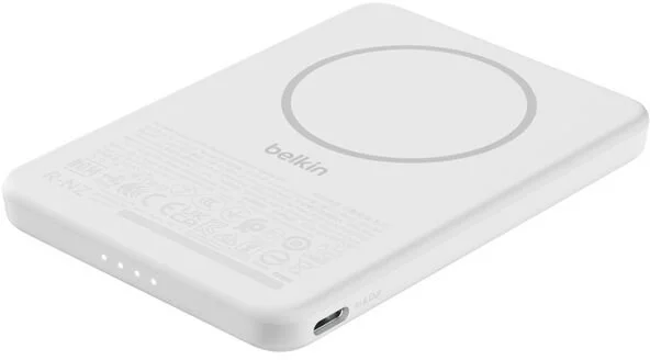 Фото: Батарея універсальна Belkin BoostCharge Slim Magnetic 5000mAh 15W White (BPD010HQWH) № 9 | KTC
