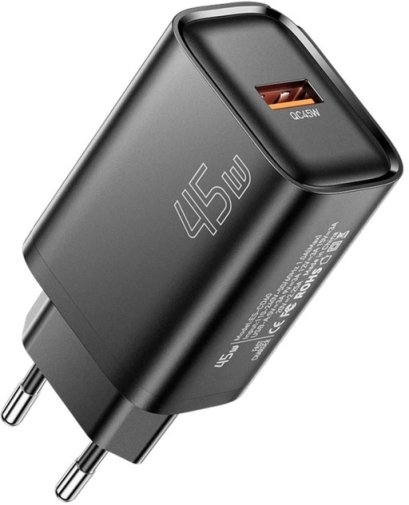 Зарядний пристрій Essager Flashi 45W Black (ECT45W-RPB01-Z)