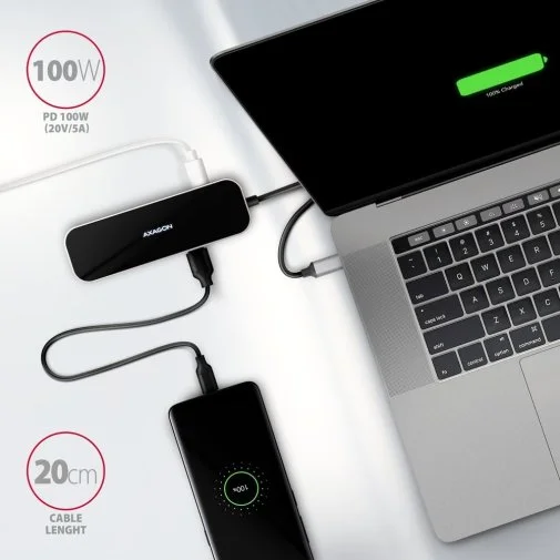 Фото: USB-хаб Axagon HMC-6H4A 6in1 № 11 | KTC