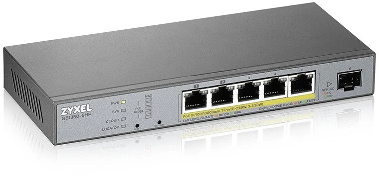 Фото: Комутатор Zyxel GS1350-6HP (GS1350-6HP-EU0101F) № 7 | KTC