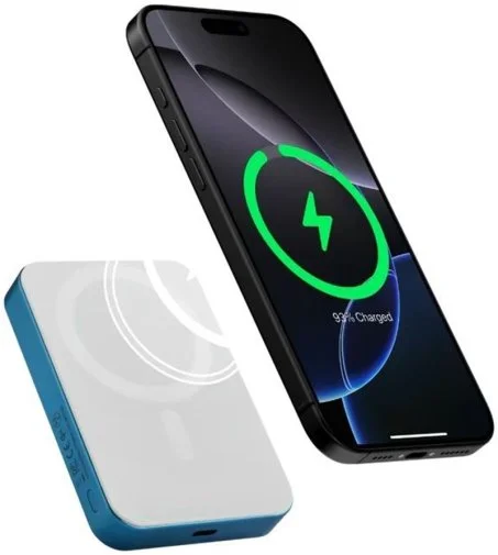 Фото: Батарея універсальна Pitaka Aramid Fiber Magnetic Qi2 10000mAh 15W Moonrise (PBQ2503) № 8 | KTC
