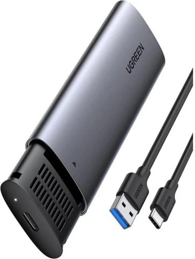 Кишеня зовнішня UGREEN M.2 NGFF 5G CM400 Grey (UGR-10903)