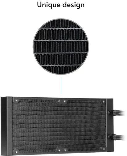 Фото: Система рідинного охолодження Chieftec Iceberg 240 Dark (CLC-240-BLK) № 18 | KTC