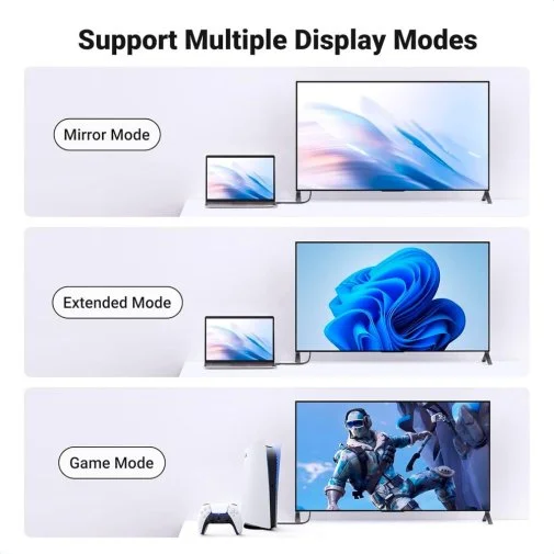 Фото: Кабель UGREEN HD153 v2.0 HDMI / HDMI 3m Black (25300) № 14 | KTC