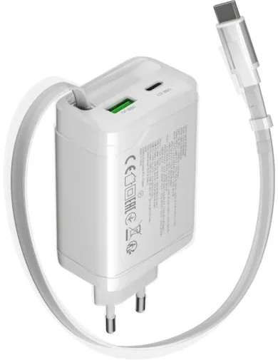 Фото: Зарядний пристрій Canyon OnCharge 65RC GaN 65W White (CNS-CURC65ACW) № 12 | KTC