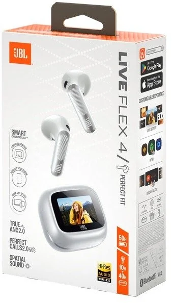 Фото: Навушники JBL Live Flex 4 Silver (JBLLIVEFLEX4SIL) № 20 | KTC