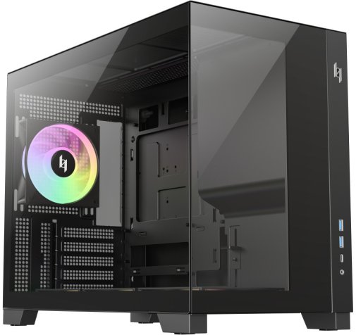 Корпус Gamemax NEX C33 Black with window (NEX C33 BK)