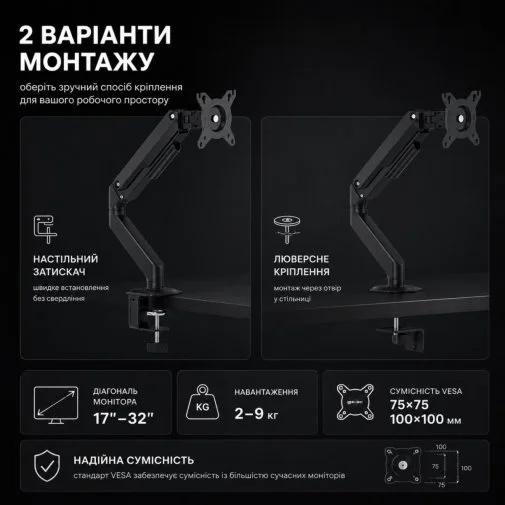 Фото: Кронштейн ITech MBSS-02F Black № 25 | KTC