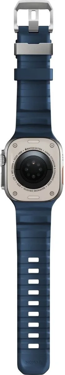 Фото: Ремінець Nomad for Apple Watch 46/49mm - Rocky Point Natural Titanium Hardware Atlantic (NM013589858) № 21 | KTC