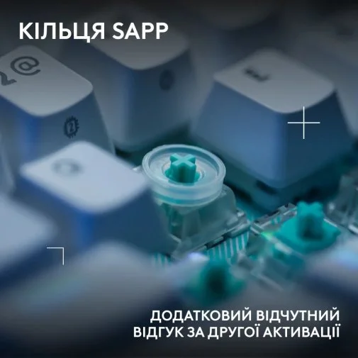 Фото: Клавіатура Logitech G512 X 98 Dual Swap USB White (920-014003) № 15 | KTC