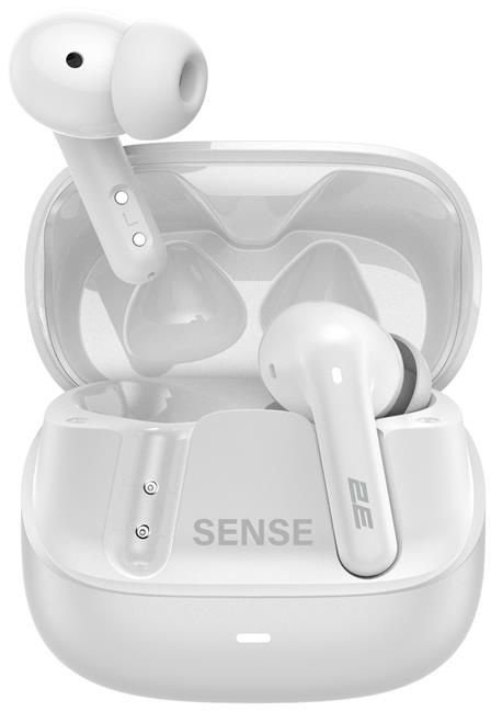 Навушники 2E Sense ANC TWS White (2E-EBTWS6WT)