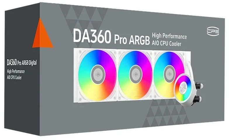 Фото: Система рідинного охолодження PCCooler DA360 Pro ARGB White (DA360Pro-WHAWXX-GL) № 16 | KTC
