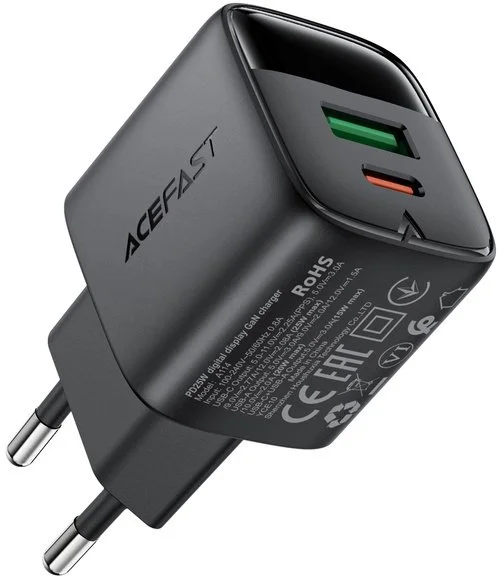 Фото: Зарядний пристрій Acefast A114 GAN 25W Black (6974316284437) № 9 | KTC