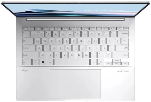Фото: Ноутбук ASUS Zenbook 14 OLED UX3405CA-QL291 Foggy Silver - 14" OLED 60 Гц / Intel Core Ultra 9 / 285H / DDR5 32 ГБ / PCI-E SSD 1 ТБ / Intel Arc graphics № 8 | KTC