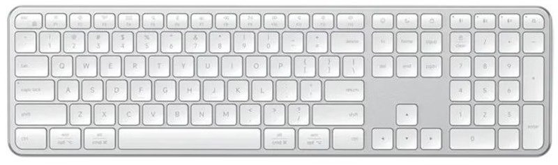 Клавіатура Satechi Slim EX3 ENG/UKR WL/BT Silver (ST-KEX3S-EN)