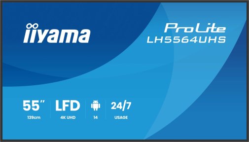 Інтерактивний дисплей iiyama ProLite LH5564UHS-B1AG 54.6