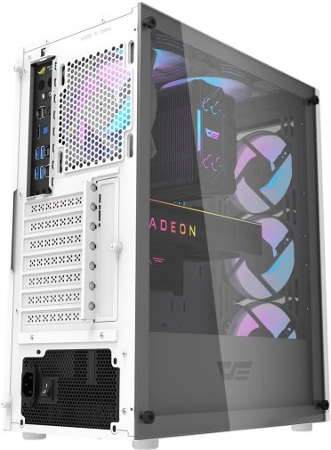 Корпус DARKFLASH DK352 Plus White with window (DK352 PLUS WHITE)