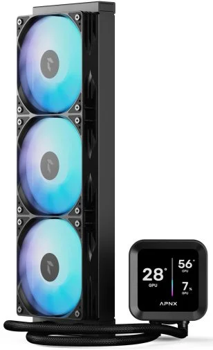 Фото: Система рідинного охолодження APNX LC1-D 360 Black (APLA-SV36117.11) № 24 | KTC