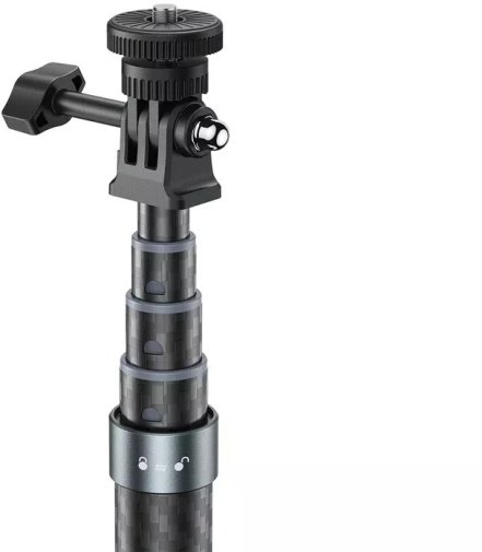 Селфі монопод Acefast E38 1.2m Carbon Fiber Telescopic Selfie Stick Gray/Black (6974316286028)