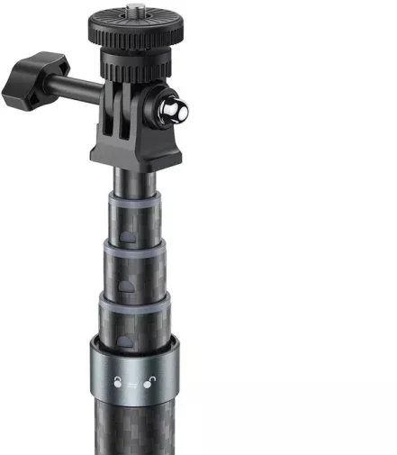 Фото: Селфі монопод Acefast E38 1.2m Carbon Fiber Telescopic Selfie Stick Gray/Black (6974316286028) № 13 | KTC