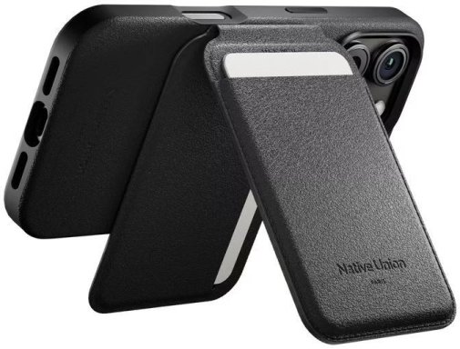 Чохол для пластикових карт Native Union for iPhone - Active Stand Magnetic Black (ACT-BLK-WAL)