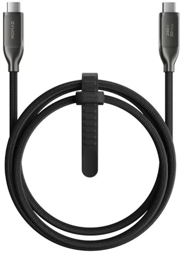 Фото: Кабель Nomad Kevlar 240W USB4 Type-C / Type-C 1m Carbide (NM009827858) № 4 | KTC