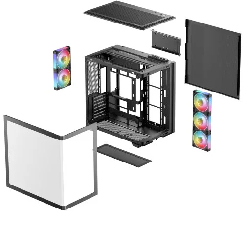 Фото: Корпус Deepcool CG590U 5F Black with window (R-CG590U-BKAGA5-G) № 17 | KTC