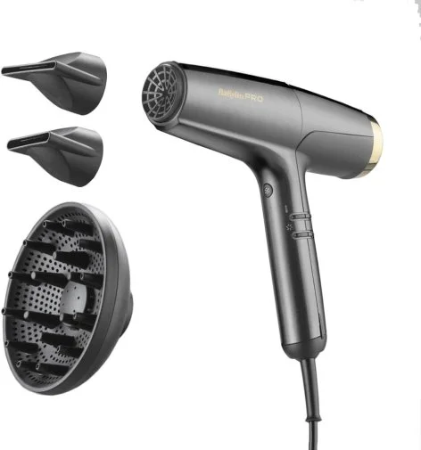 Фото: Фен Babyliss Pro Falco Grey and Gold (BAB8550E) № 10 | KTC