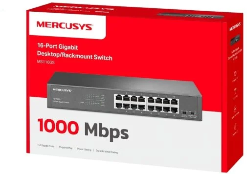 Фото: Комутатор Mercusys MS116GS № 8 | KTC