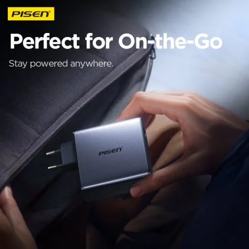 Фото: Зарядний пристрій Pisen BOLT Pro PD 140W Black (TP-C68) № 25 | KTC
