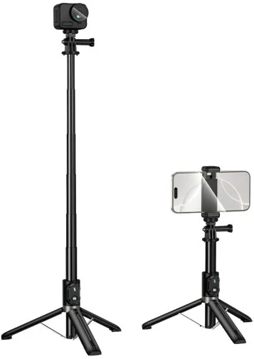 Фото: Штатив Hoco K101 Prestigio Multifunctional Tripod Black (6942007673952) № 15 | KTC