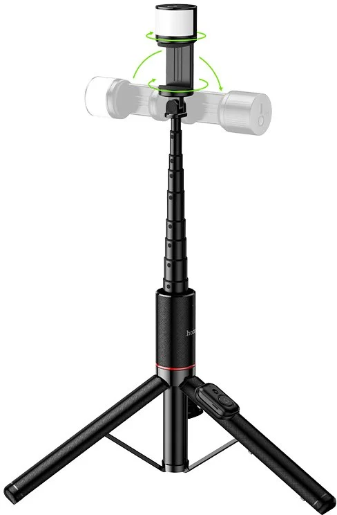 Фото: Штатив Hoco K34 Spring Live Broadcast Holder with Fill Light Black (6942007675246) № 13 | KTC