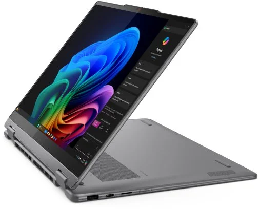 Фото: Ноутбук Lenovo Yoga 7 2-in-1 14ILL10 83JQ00HERA Luna Grey - 14" OLED 60 Гц / Intel Core Ultra 5 / 226V / DDR5 16 ГБ / PCI-E SSD 512 ГБ / Intel Arc graphics № 12 | KTC