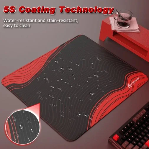 Фото: Килимок Attack Shark CM02 Black/Red (CM02CLBR_AS) № 14 | KTC