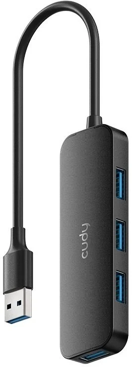 Фото: USB-хаб Cudy UH40A Black № 4 | KTC