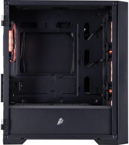 Фото: Корпус 1stPlayer T4-BK-4FS7 Black with window № 13 | KTC