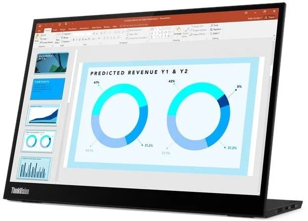 Фото: Монітор Lenovo ThinkVision M14d Raven Black (63AAUAT6WL) - 14" IPS / 2240x1400 / 60 Гц № 9 | KTC