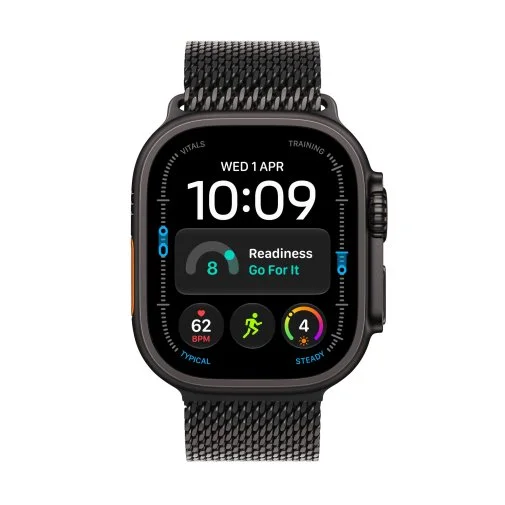 Фото: Смарт годинник Apple Watch Ultra 4 49mm - Black Titanium Case with Black Titanium Milanese Loop - S (MJAU4) № 10 | KTC