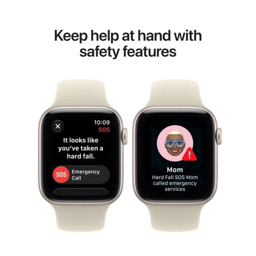 Фото: Смарт годинник Apple Watch SE 3 New GPS 40mm - Starlight Aluminium Case with Sand Sport Band - M/L (MJKW4) № 12 | KTC