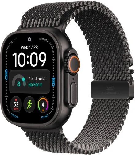 Фото: Ремінець Apple for Apple Watch 49mm - Black Titanium Milanese Loop - Small (MK0F4) № 4 | KTC