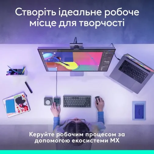 Фото: Клавіатура Logitech MX Creative Console Graphite (920-012931) № 19 | KTC
