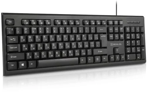 Фото: Клавіатура Real-EL RK-507 USB Black (EL123100050) № 11 | KTC