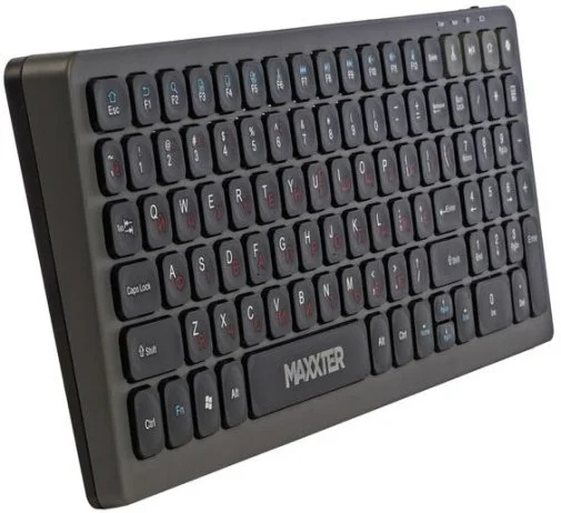 Фото: Клавіатура Maxxter KBW-C02B-UA Wireless Black/Grey № 11 | KTC