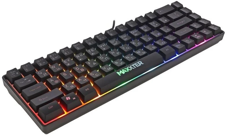 Фото: Клавіатура Maxxter KBG-C03BUL-UA USB Black № 12 | KTC